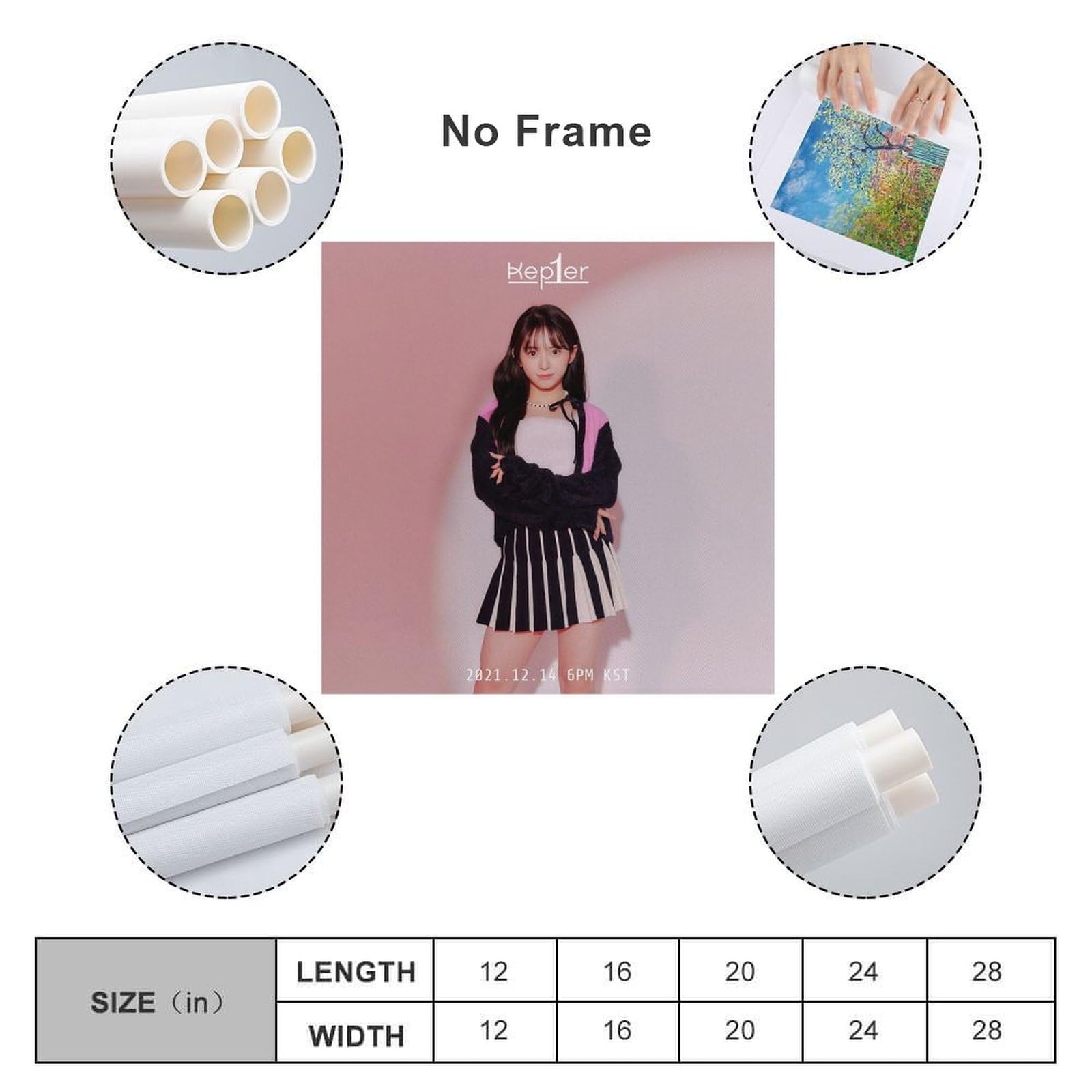 Amazon.co.jp: Mashiro マシロ Kep1er ケプラー Connect 0キャンバス